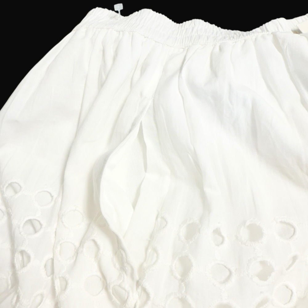 White Eyelet Maxi Skirt - Women - Picture 6 of 11